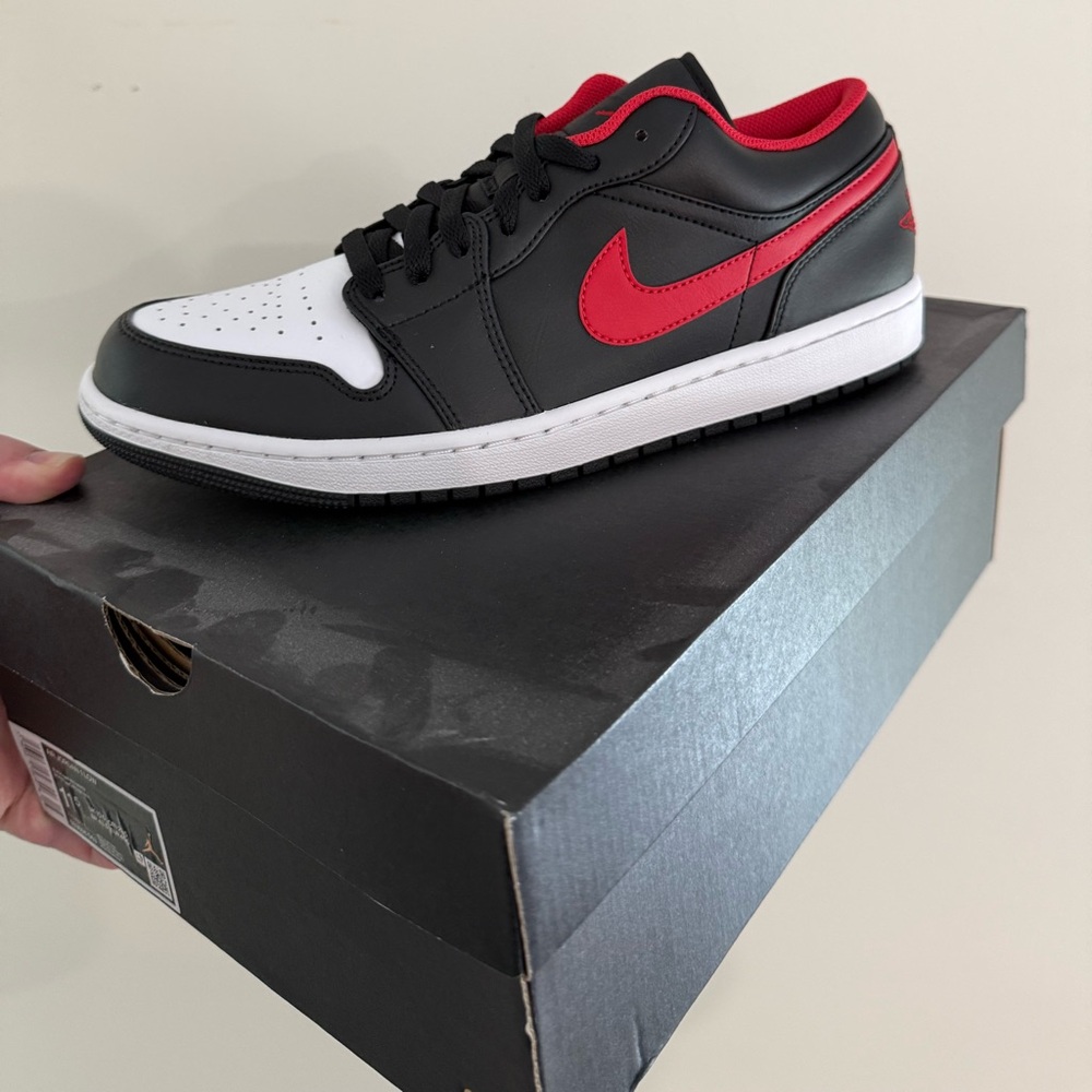 Nike Air Jordan 1 Low Red and Black